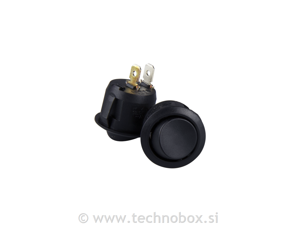 Stikalo okroglo,brez napisa STK R13-AB