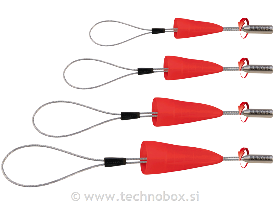 Nastavki Runpofix z navojem 4 delni SET