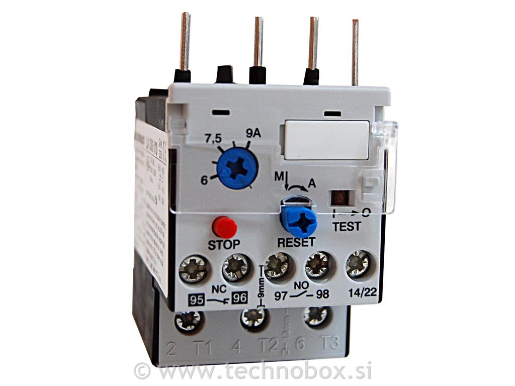 Rele bimetali 6,00-9,00 A