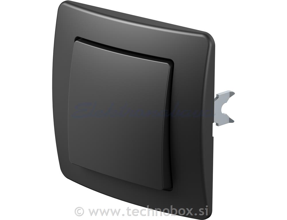 Stikalo EKONOMIK črn menjalno 10A