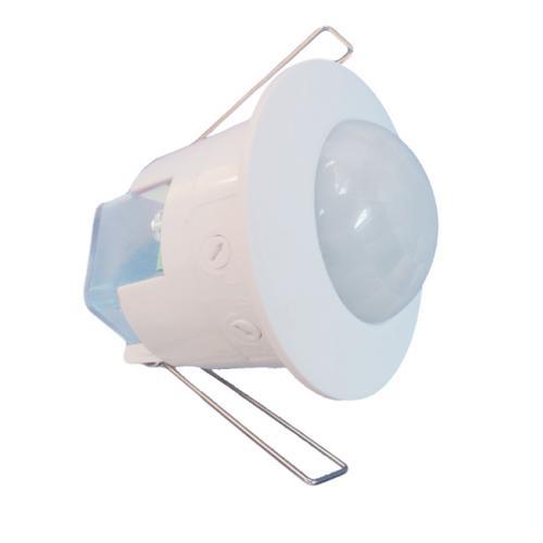 Senzor gibanja PIR stropni p/o beli-mali