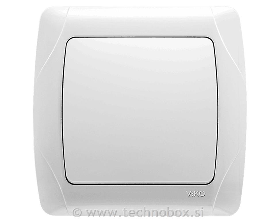 Stikalo enopolno CARMEN p/o belo