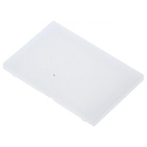 Končni element za pokrov E9 bel