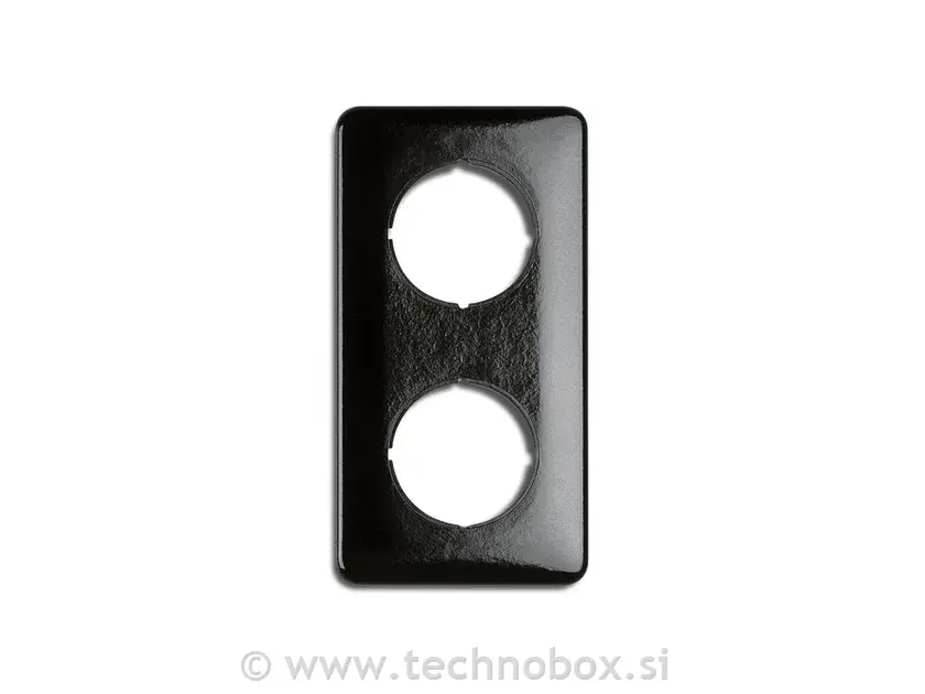 Okvir okras.dvojni kvadratni Bakelit črn