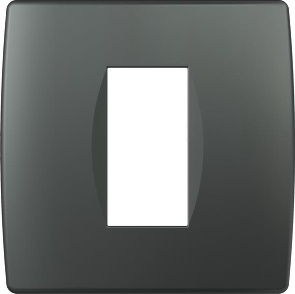 Okvir okrasni modul soft 1M antracit