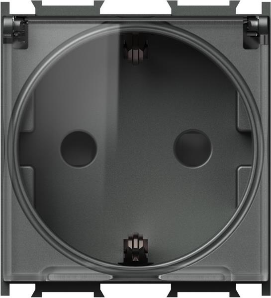 Vtičnica modul šuko 250V s pokr.antr-pro