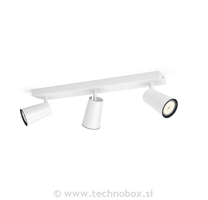 Svetilka 3 x reflektor beli GU10