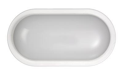 Svetilka LED stropna/stenska 15W ovalna