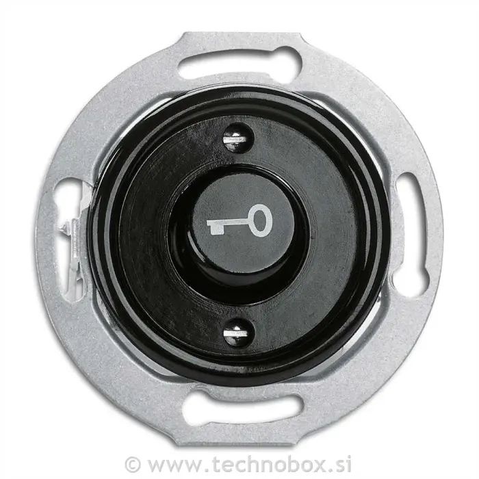 Tipkalo p/o ključ Bakelit črno