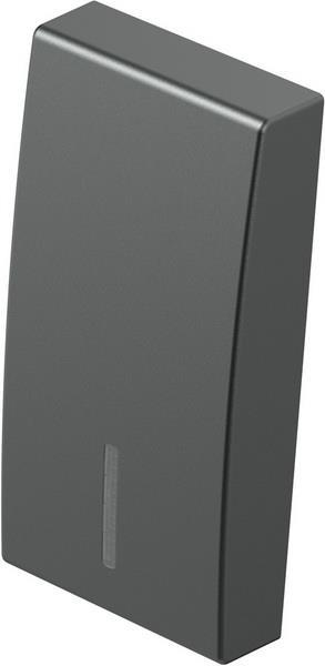 Tipka modul 1M osvetljena antracit