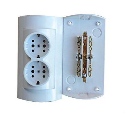 Šuko vtičnica NO 2/1 bela