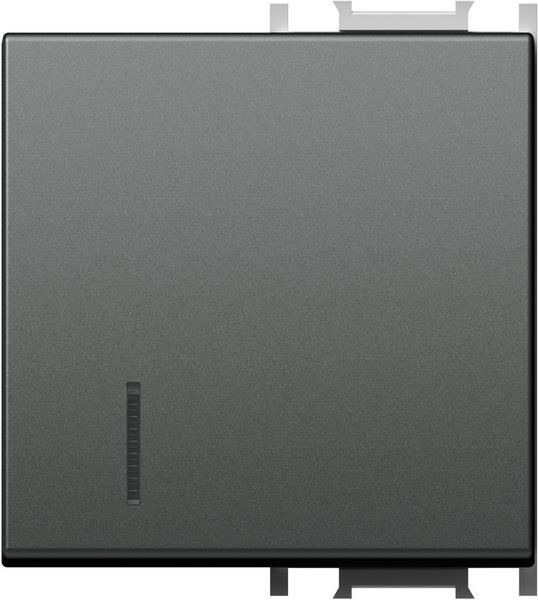 Tipka modul stikala 2M osvetlje antracit