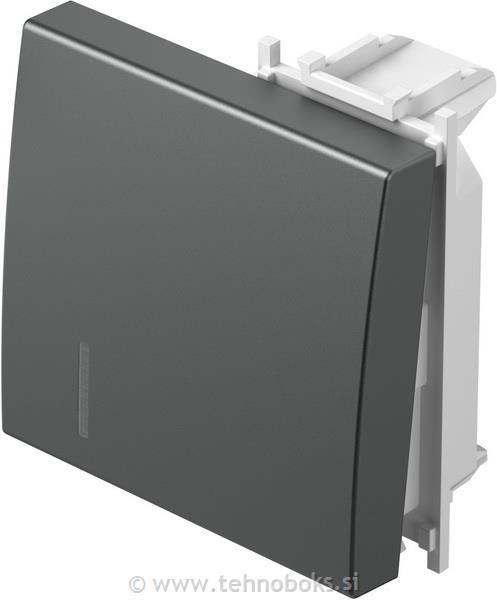 Tipka modul stikala 2M osvetlje antracit