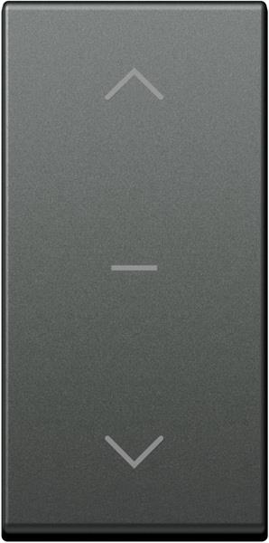 Tipka modul 1M žaluzijska gor-dol antrac