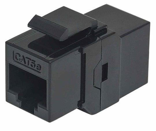Člen vezni RJ45-RJ45 Cat5e UTP črn