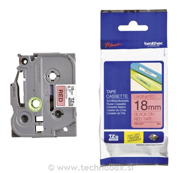 Trak Brother TZe-441 rdeč/črn 18mm