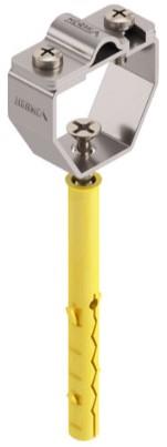 Nosilec zidni+vijak 200mm 8-10mm INOX