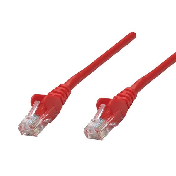UTP Cat.6 patch kabel 0,25m rdeč