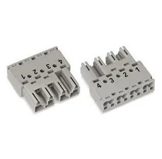 Konektor 4mm2 4P 25A code B siva