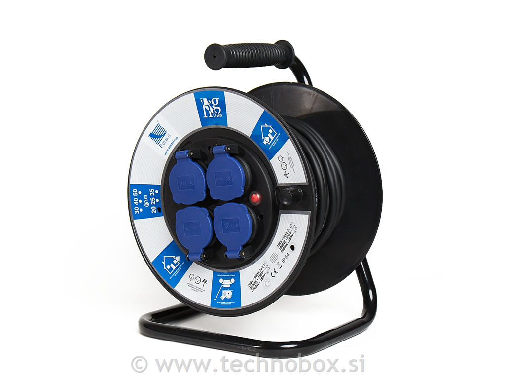 Roleta kabelska H05RR 3x1,5 20m IP44