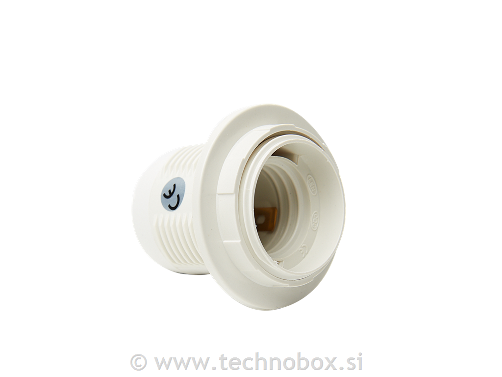 Okov E27 za sijalko PAW bel