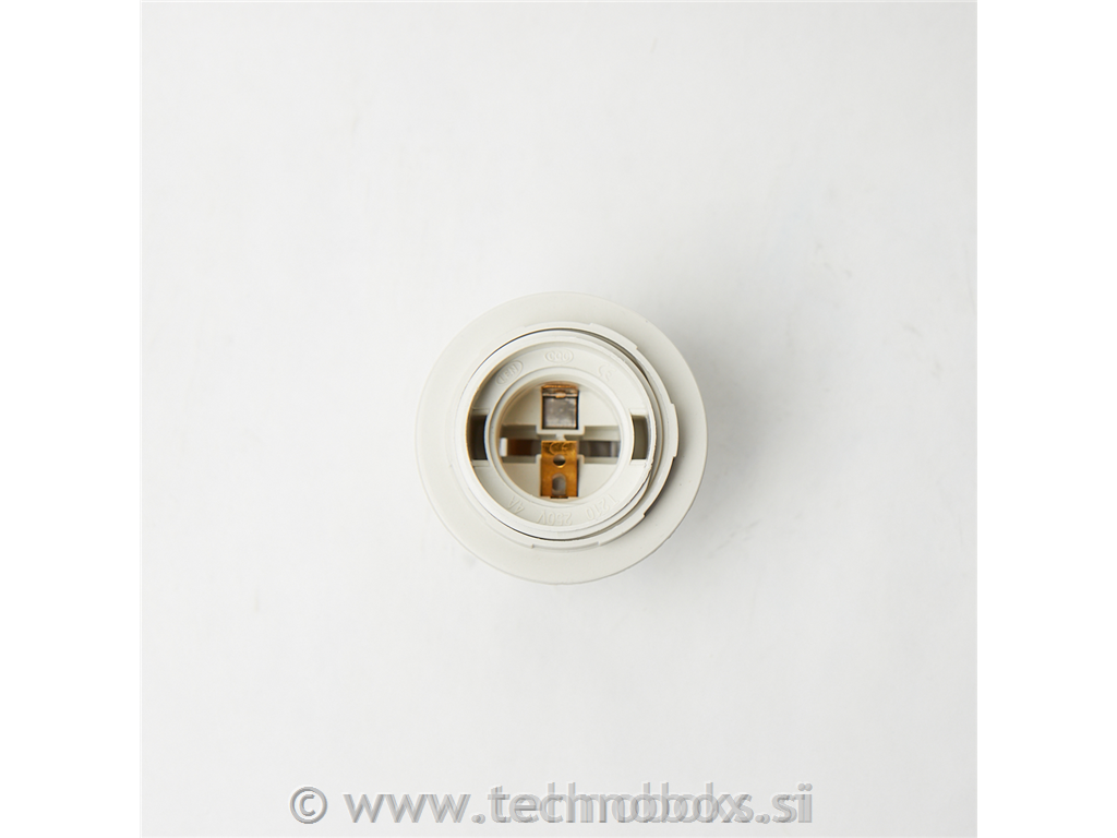 Okov E27 za sijalko PAW bel