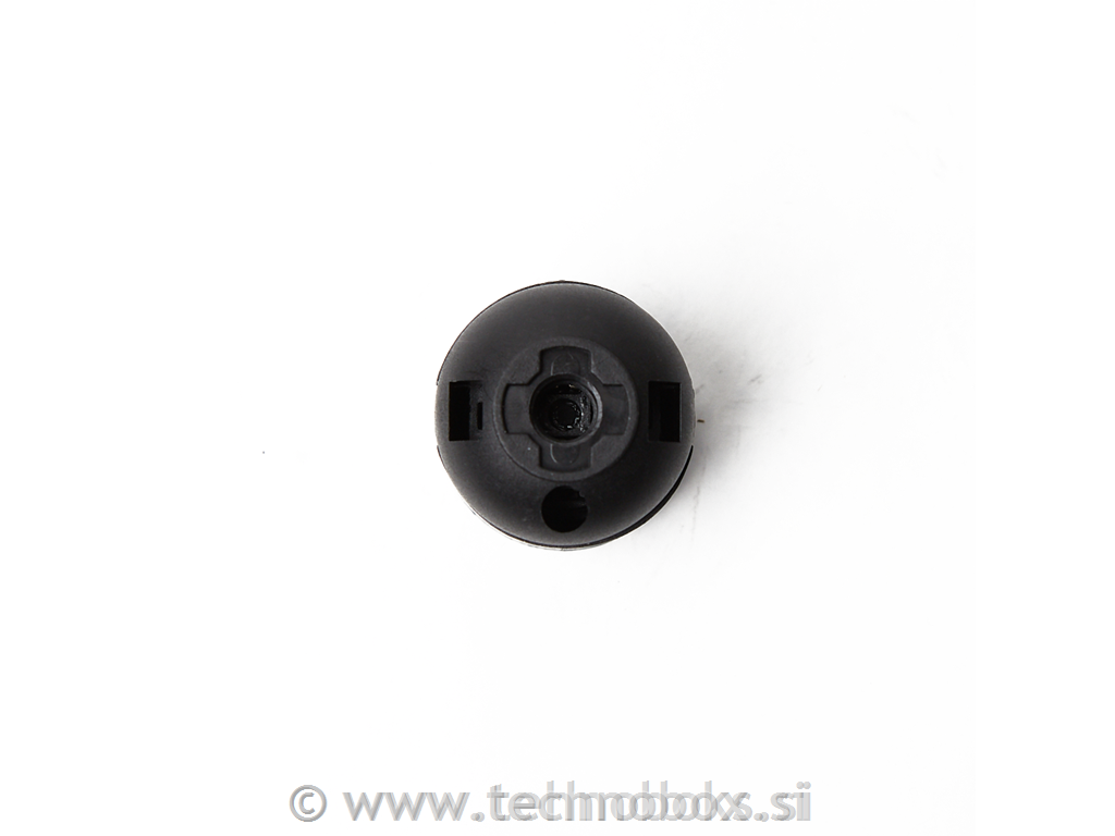 Okov E27 za sijalko PAW črn