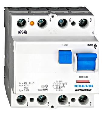 Stikalo zaščitno FID 40A/0,03A 4P