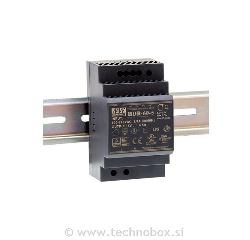 Napajalnik LED za na DIN 24V 60W