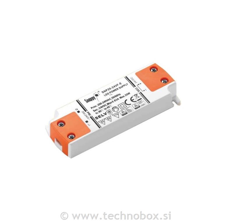 Napajalnik snappy 24V 20W 103X35X16mm
