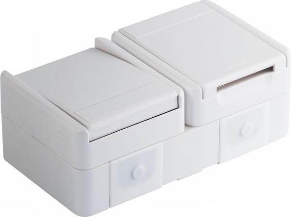 Vtičnica-stikalo n/o FONTANA bela