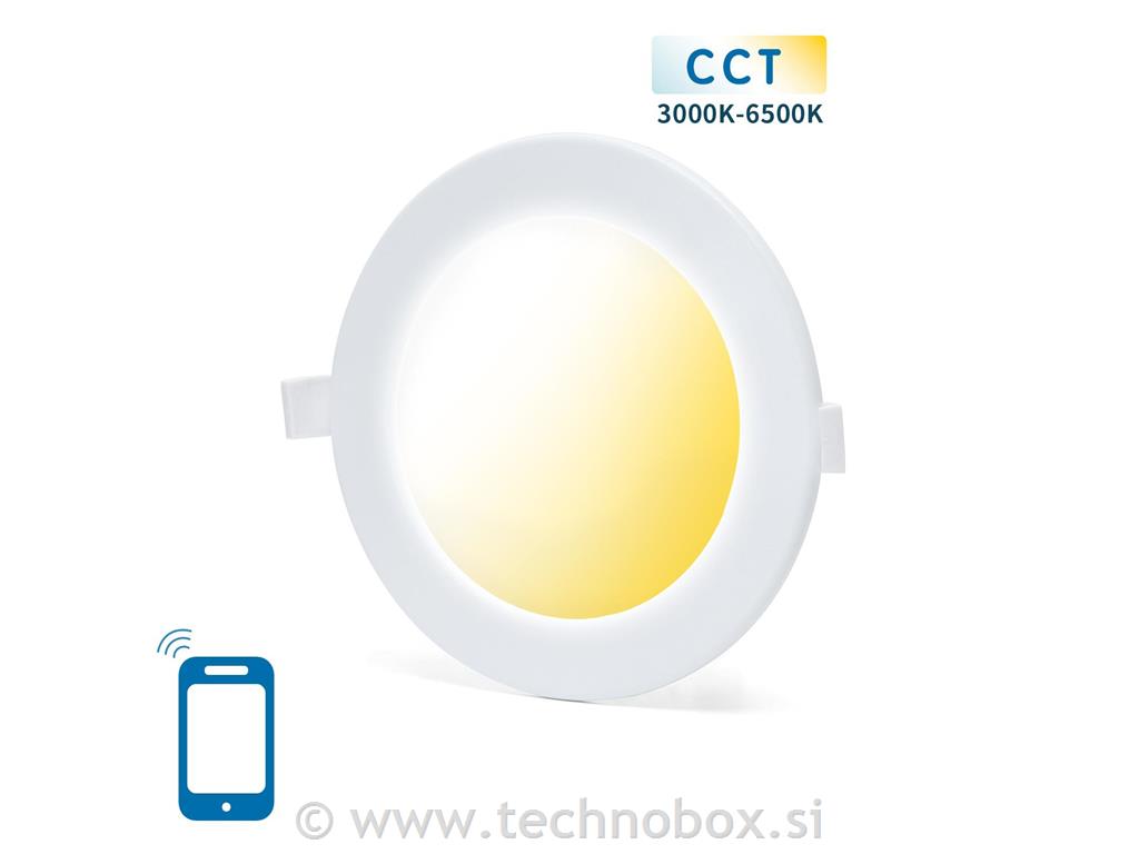 Svetilka p/o okrog.12W 3000-6000K WiFi