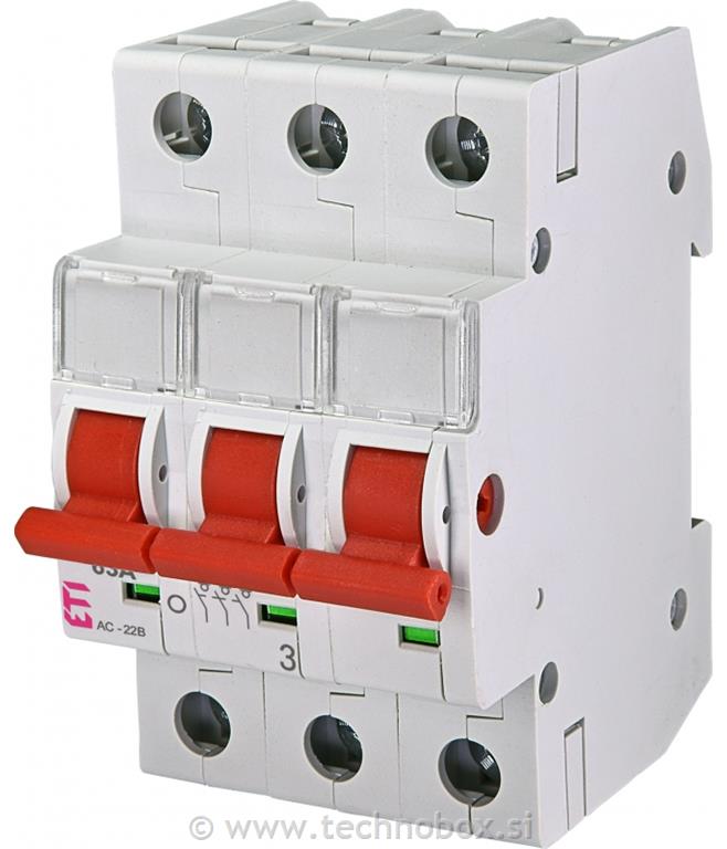 Stikalo vgradno SV363 63A 3P