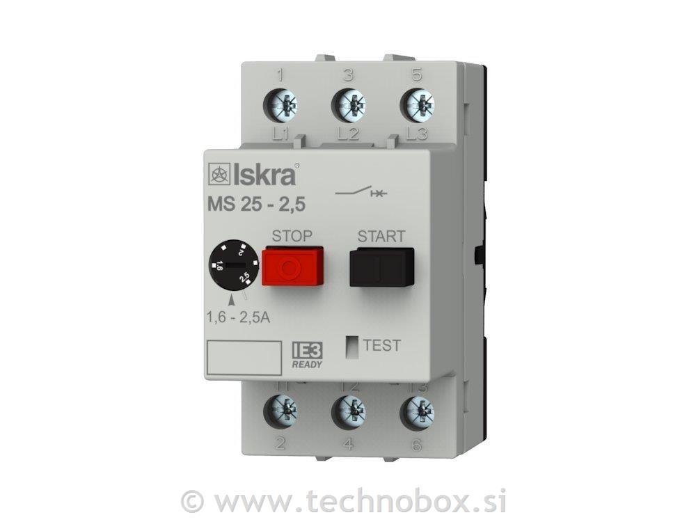 Motorno zašč. stikalo MS25-2,5-4,0A