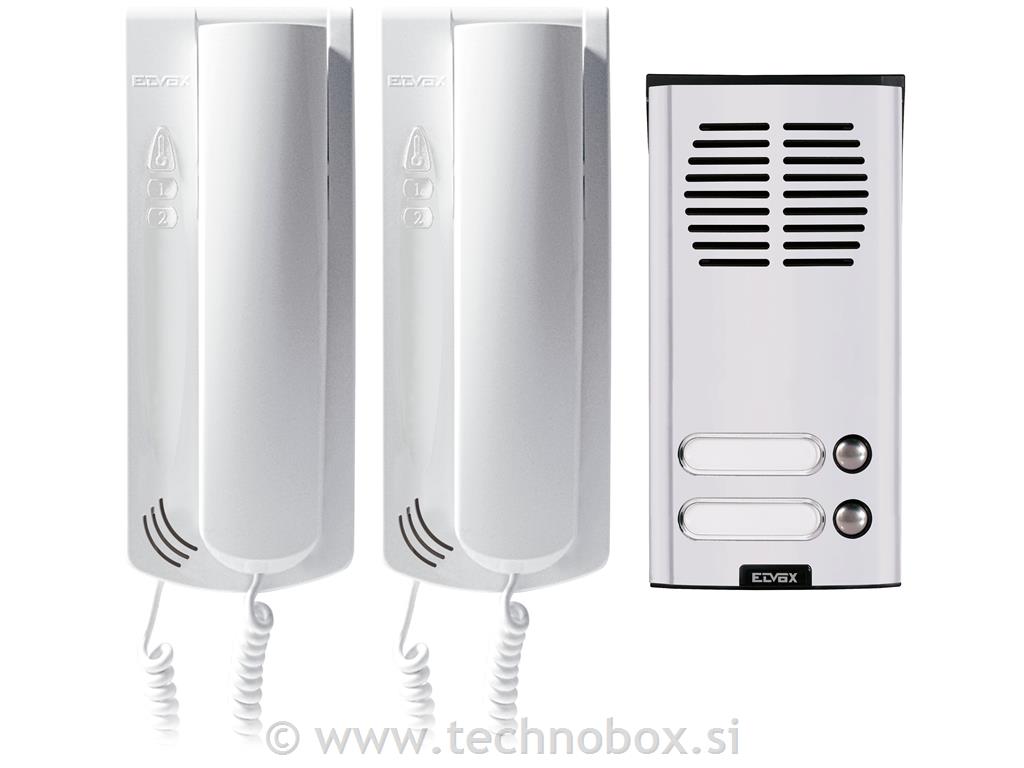 Domofon 2 stanovanjski KIT K62K0.02