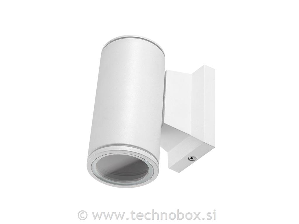 Svetilka stenska 1xGU10 bela IP65 B-01