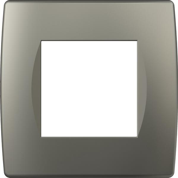 Okvir okrasni modul soft 2M titan