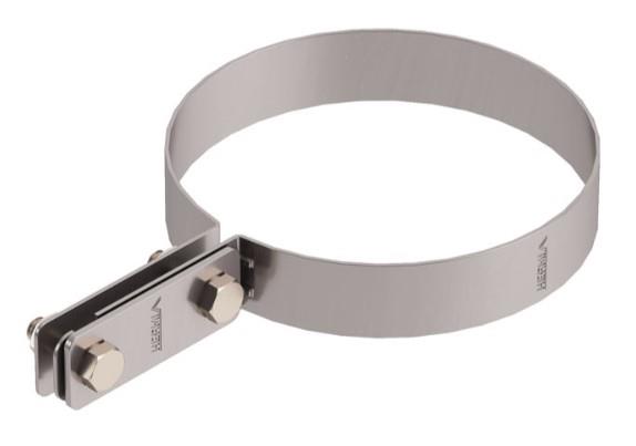 Objemka za odtočno cev FI120 RF-V inox