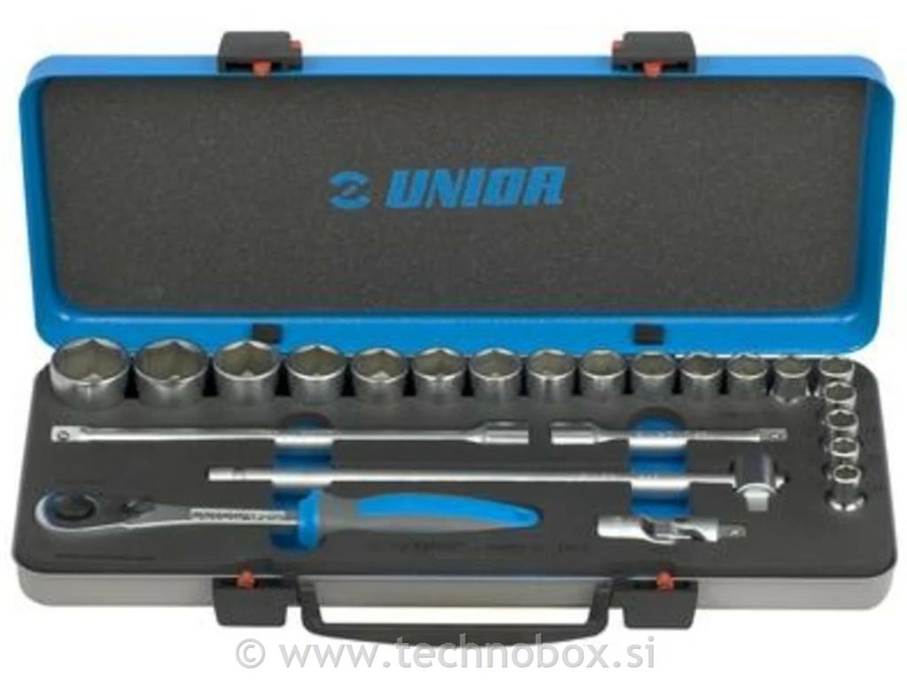 Ključi nasadni 1/2" 10-32 mm / 23 kos