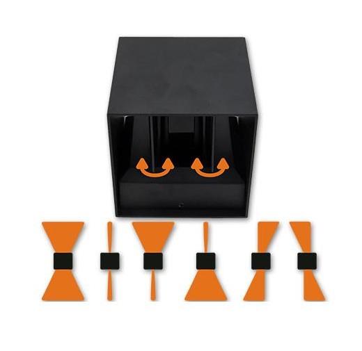 Svetilka ste.KIRA 2x3W IP54 4000K antrac