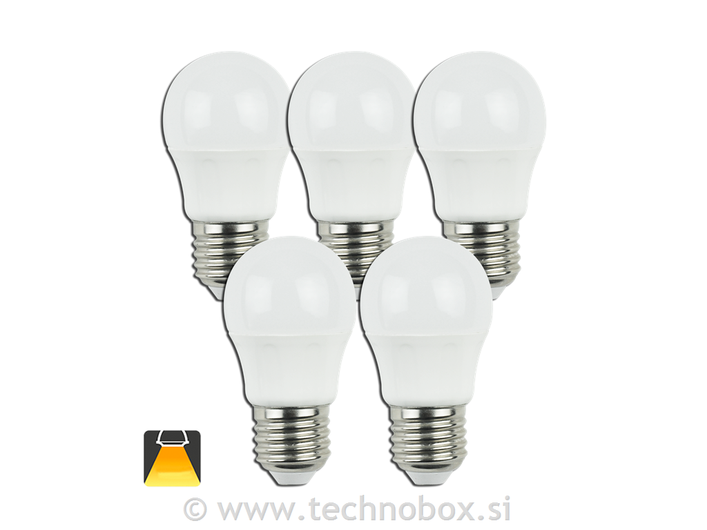 Žarnica LED E27 4W 3000K G45 majhna buč