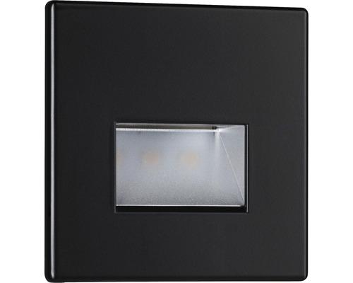 Svetilka p/o fi60 1,2W kvadrat črna 2700