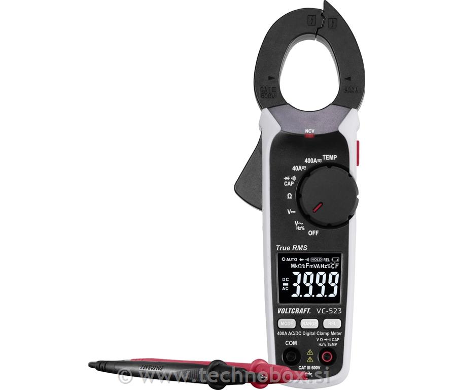Klešče tokovne VOLTCRAFT AC/DC 400A