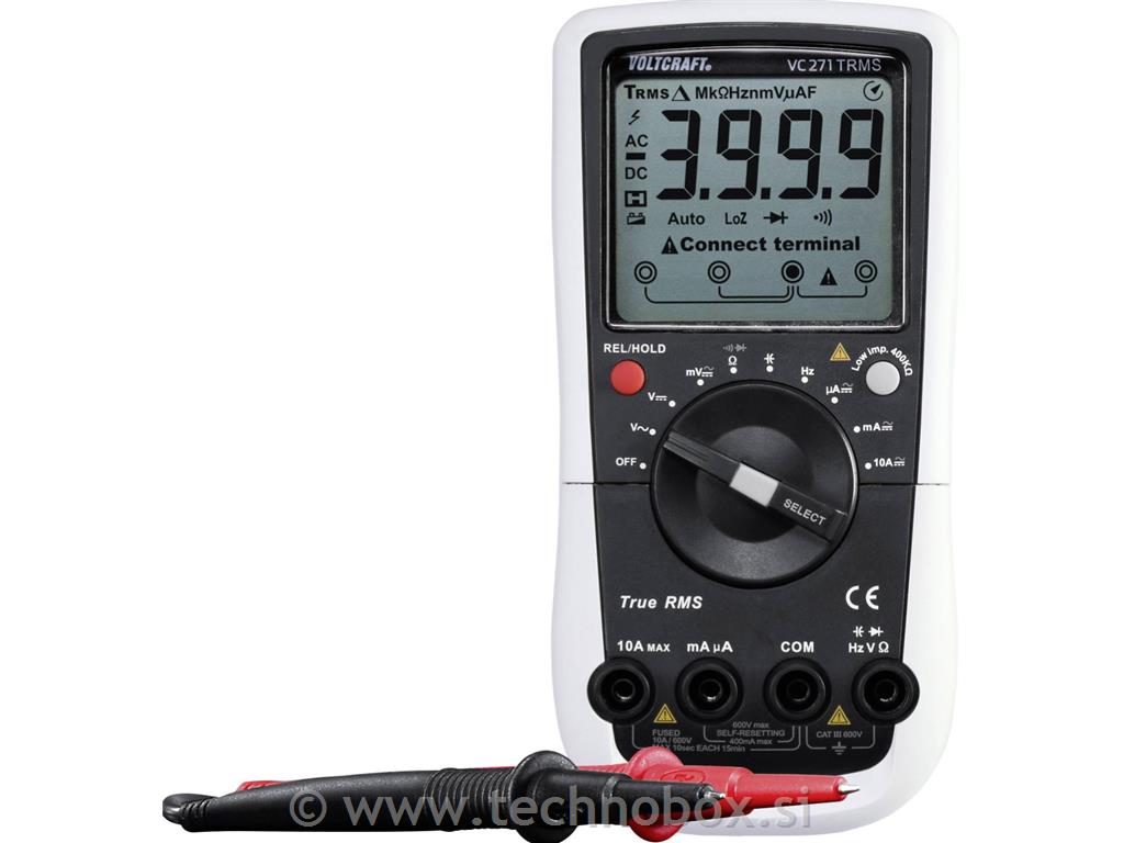 Multimeter digitalni CAT III 600V 4000