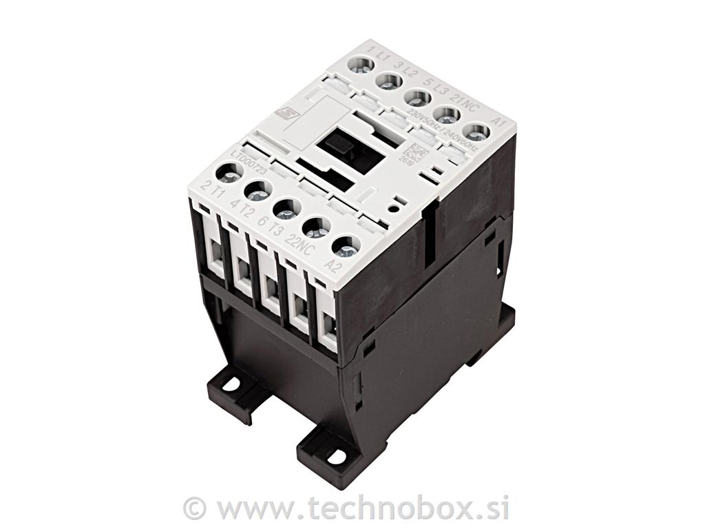 Kontaktor 24VAC 3kW/400V 1NO