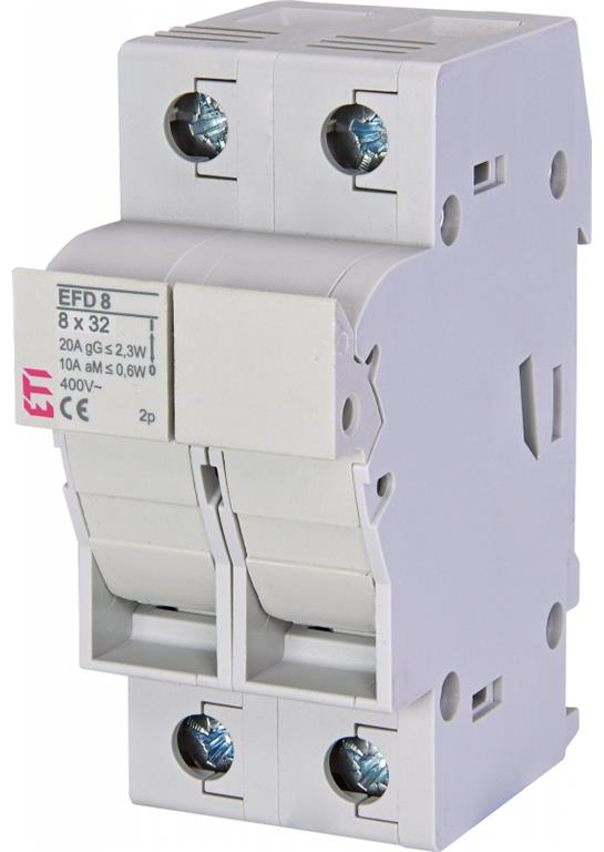 Varovalčno ločilno stikalo C8X32mm 20A2P