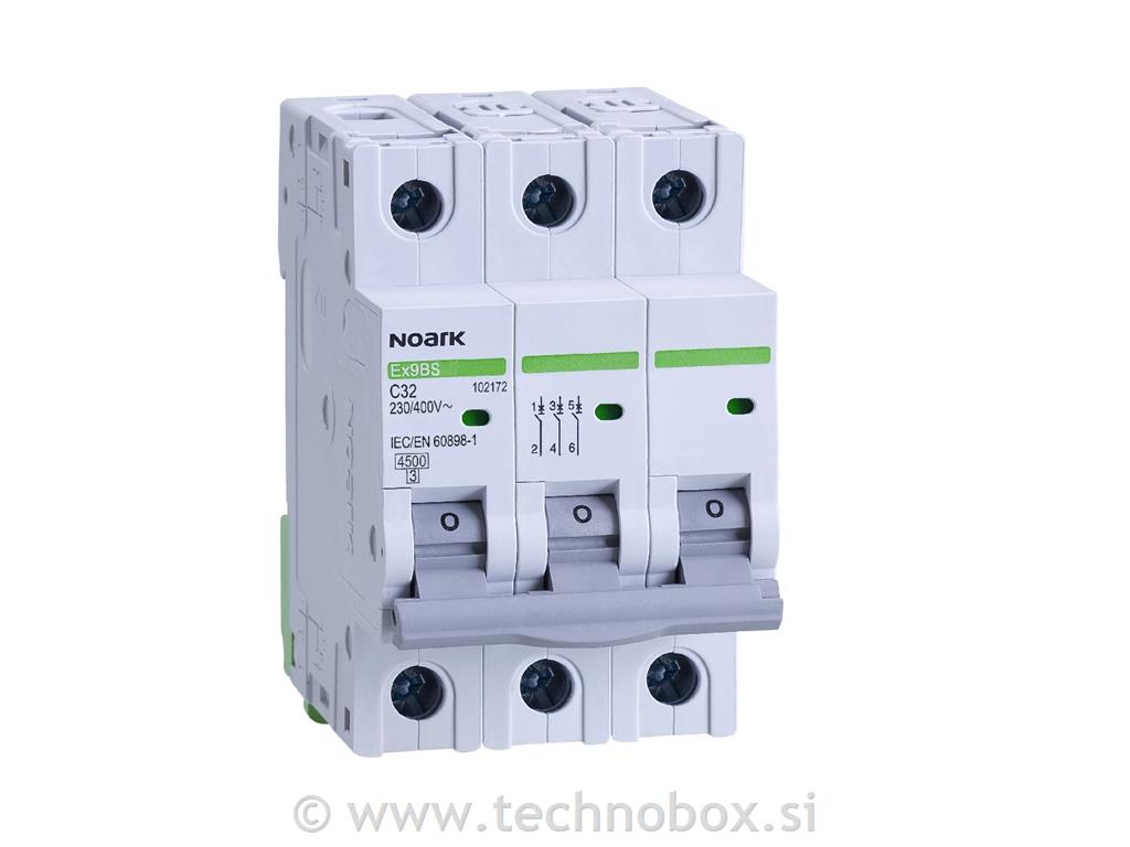 Varovalka avt. Ex9BS B 6A 3P