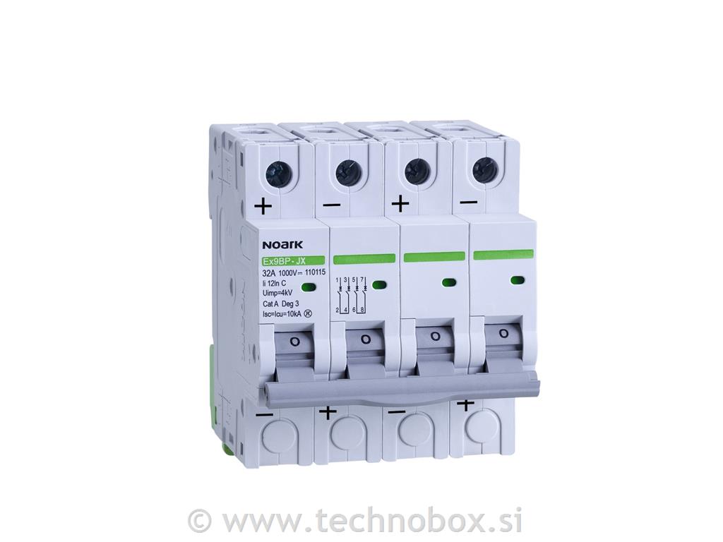 Varovalka avt.Ex9BP-JX(+) C 10A 4P