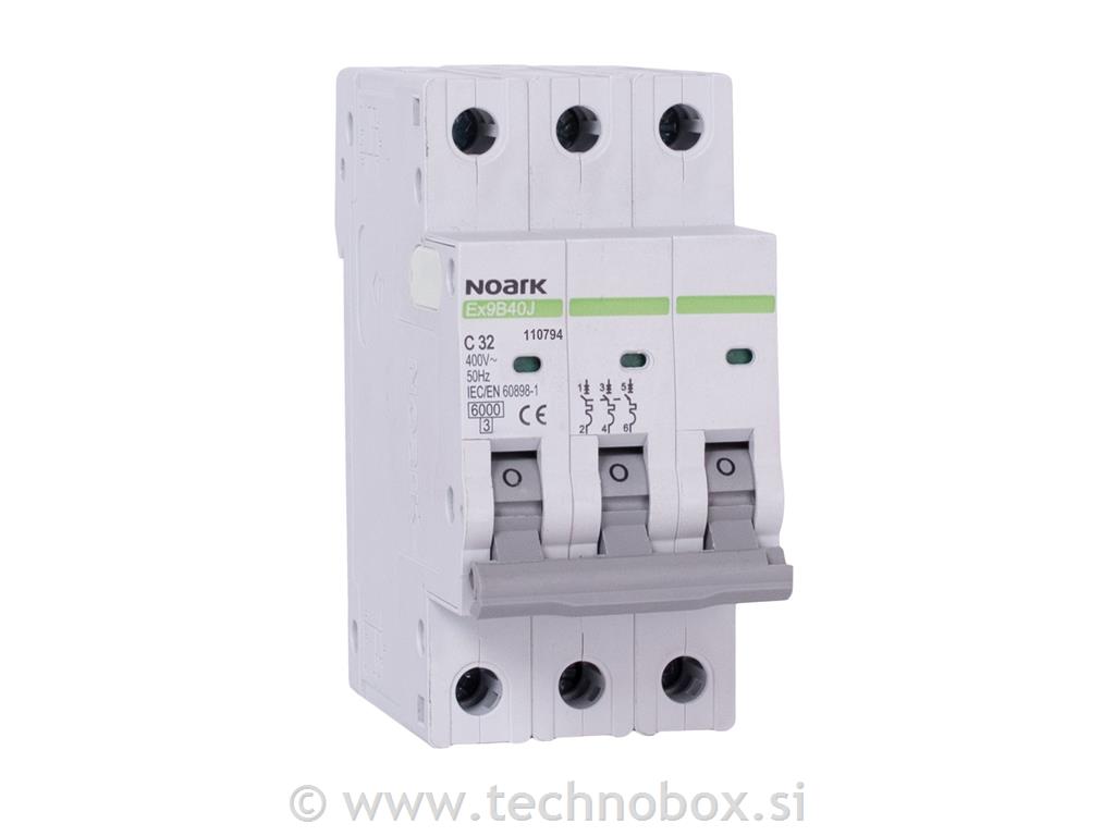 Varovalka avt.Ex9B40J C 1A 3P