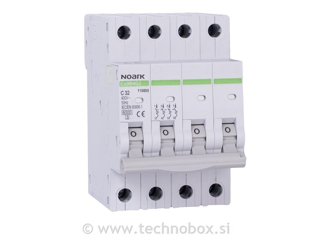 Varovalka avt.Ex9B40J C 40A 4P